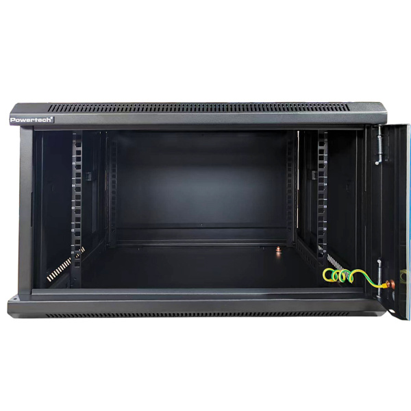 Alternative view of POWERTECH επιτοίχια καμπίνα rack 19" NETW-0037, 600 x 450 x 370mm, 6U