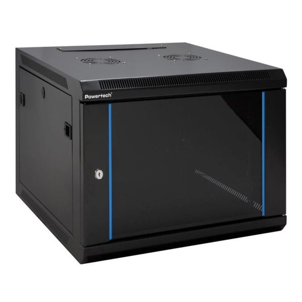POWERTECH επιτοίχια καμπίνα rack 19" NETW-0038, 600 x 450 x 500mm, 9U