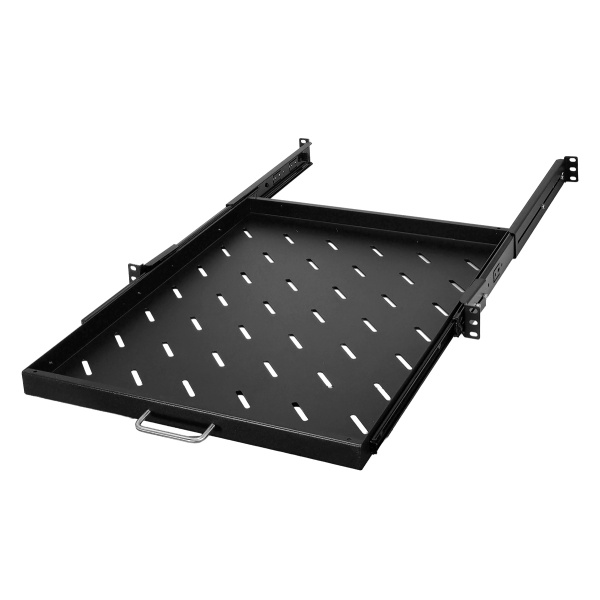 Alternative view of POWERTECH πτυσσόμενο ράφι για rack 19" NETW-0041, βάθος 570mm, μαύρο