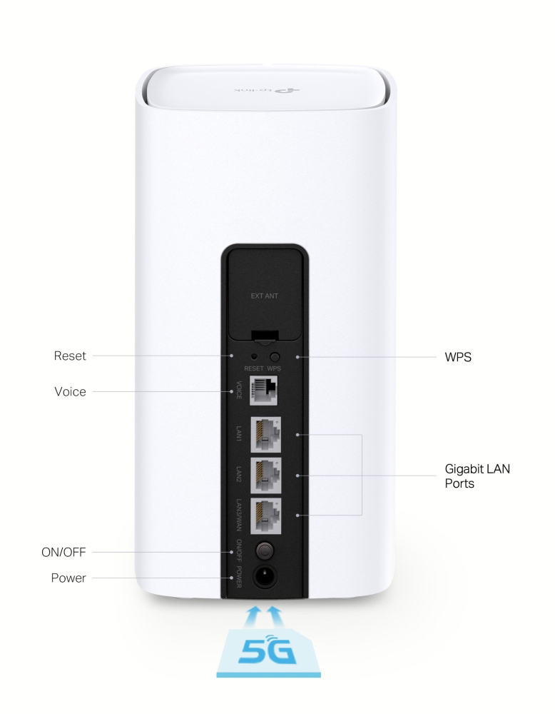 TP-LINK Router NX510V με θύρα τηλεφώνου, 5G, WiFi 6, 3000Mbps, V.1.0 - Image 6
