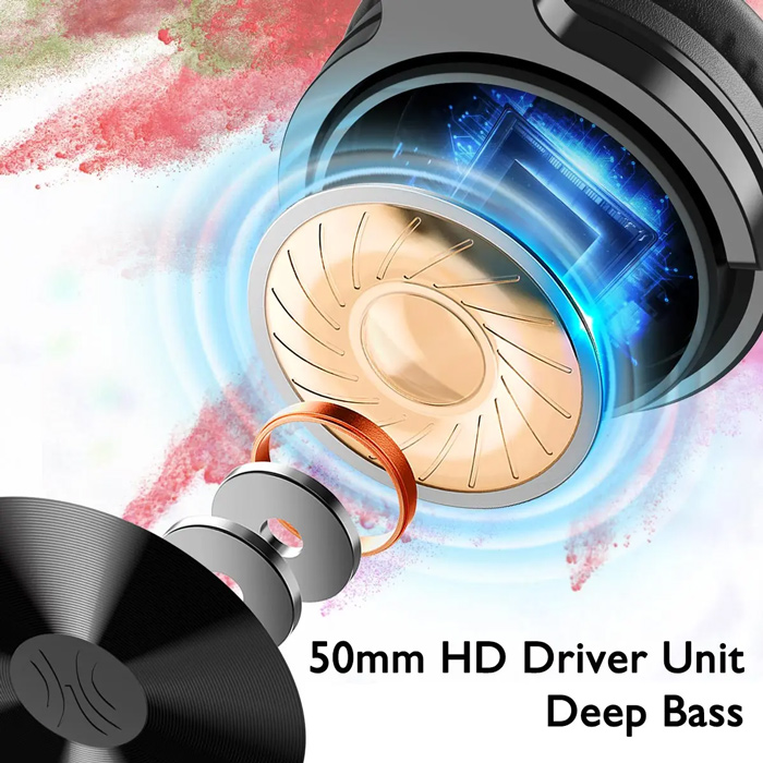 ONEODIO headphones Studio Pro M, ενσύρματα/ασύρματα, Hi-Fi, 50mm, μαύρο - Image 5