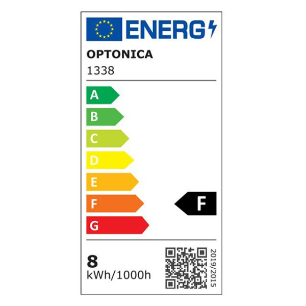 Alternative view of OPTONICA LED λάμπα G45 1338, 8W, 2700K, 710lm, E27