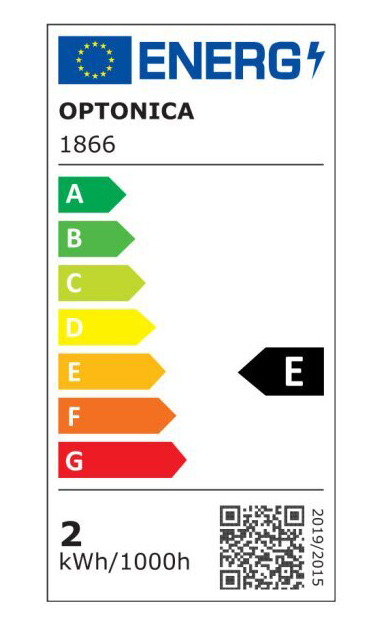 OPTONICA LED λάμπα G45 1866, Filament, 2W, 2700K, 200lm, E27 - Image 2