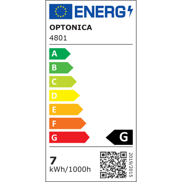 Alternative view of OPTONICA LED καλωδιοταινία 4801, 5050 30 SMD/m, 12V, 500lm/m, 6000K, 5m