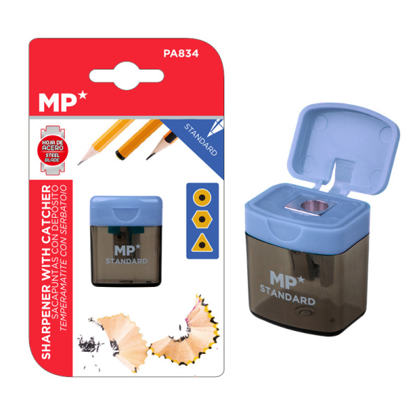 MP ξύστρα μολυβιών με κάδο PA834, μωβ