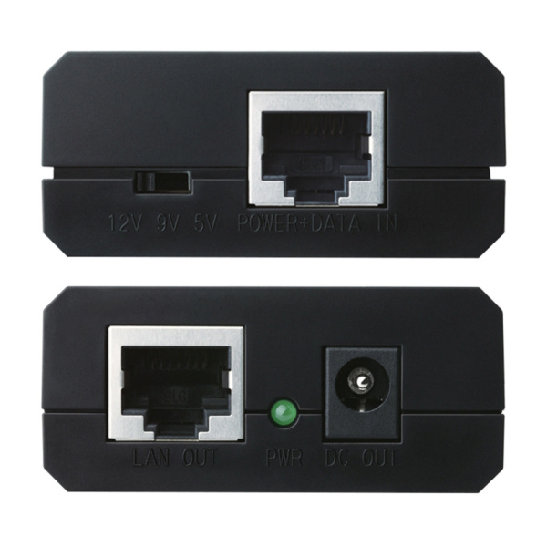Alternative view of TP-LINK PoE splitter POE10R, 2x 10/100/1000Mbps