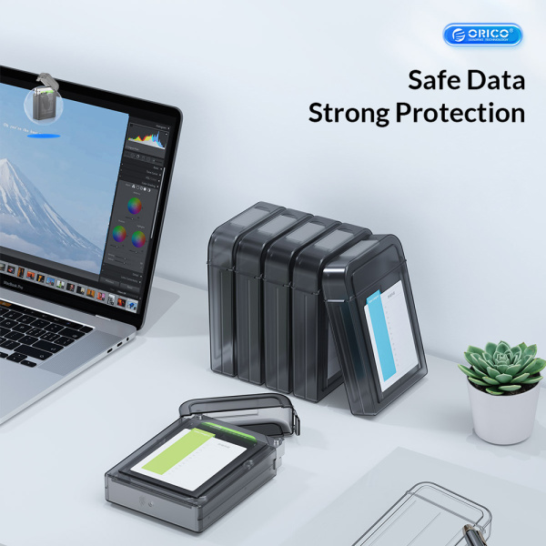 Alternative view of ORICO θήκη προστασίας για 2x 2.5" HDD PPH25, γκρι/διάφανη