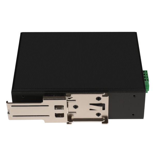 Alternative view of HIMAX industrial PoE switch PS1802FG-I, 8x GE PoE/2x GE/2x GF SFP θύρες, έως 1000Mbps