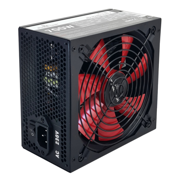 Alternative view of POWERTECH τροφοδοτικό για PC PT-1169, 700W, ATX, 140mm Fan