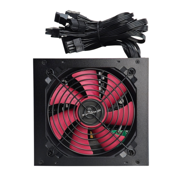 Alternative view of POWERTECH τροφοδοτικό PC PT-1310, 600W, ATX, 120mm Fan
