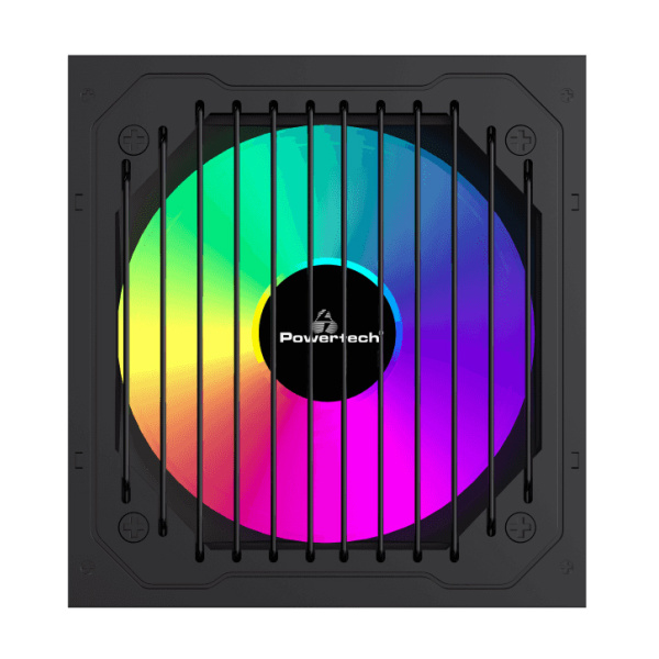 Alternative view of POWERTECH τροφοδοτικό PC PT-1311, 80PLUS Bronze, 700W, ATX, 120mm RGB Fan, Semi Modular