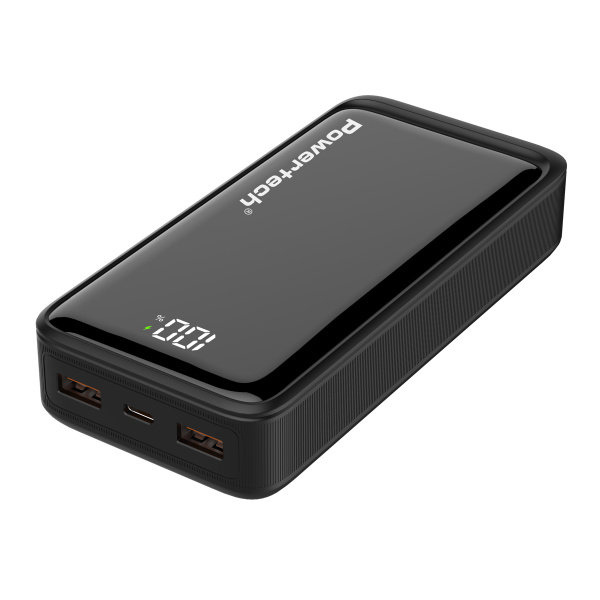 Alternative view of POWERTECH power bank PT-1327 με οθόνη, 20000mAh, 22.5W, μαύρο
