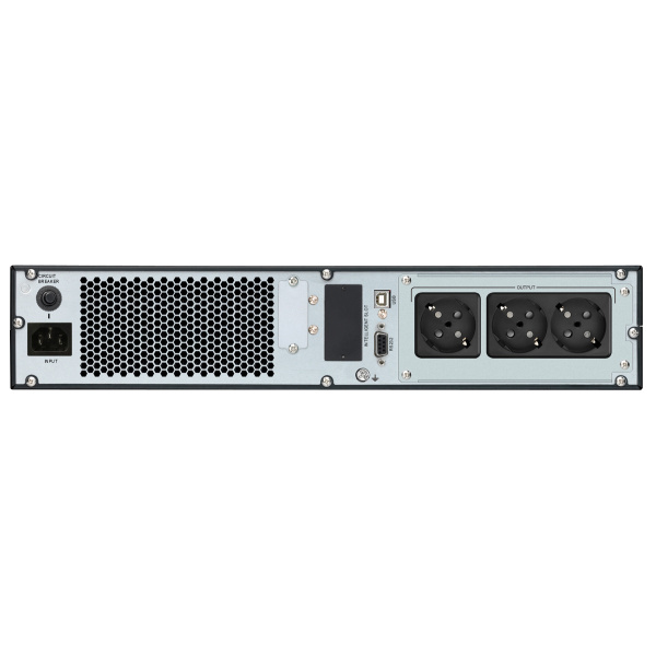 Alternative view of POWERTECH UPS On Line PT-1357 για rack 2U, με οθόνη, 1000VA/900W, 3x Schuko output
