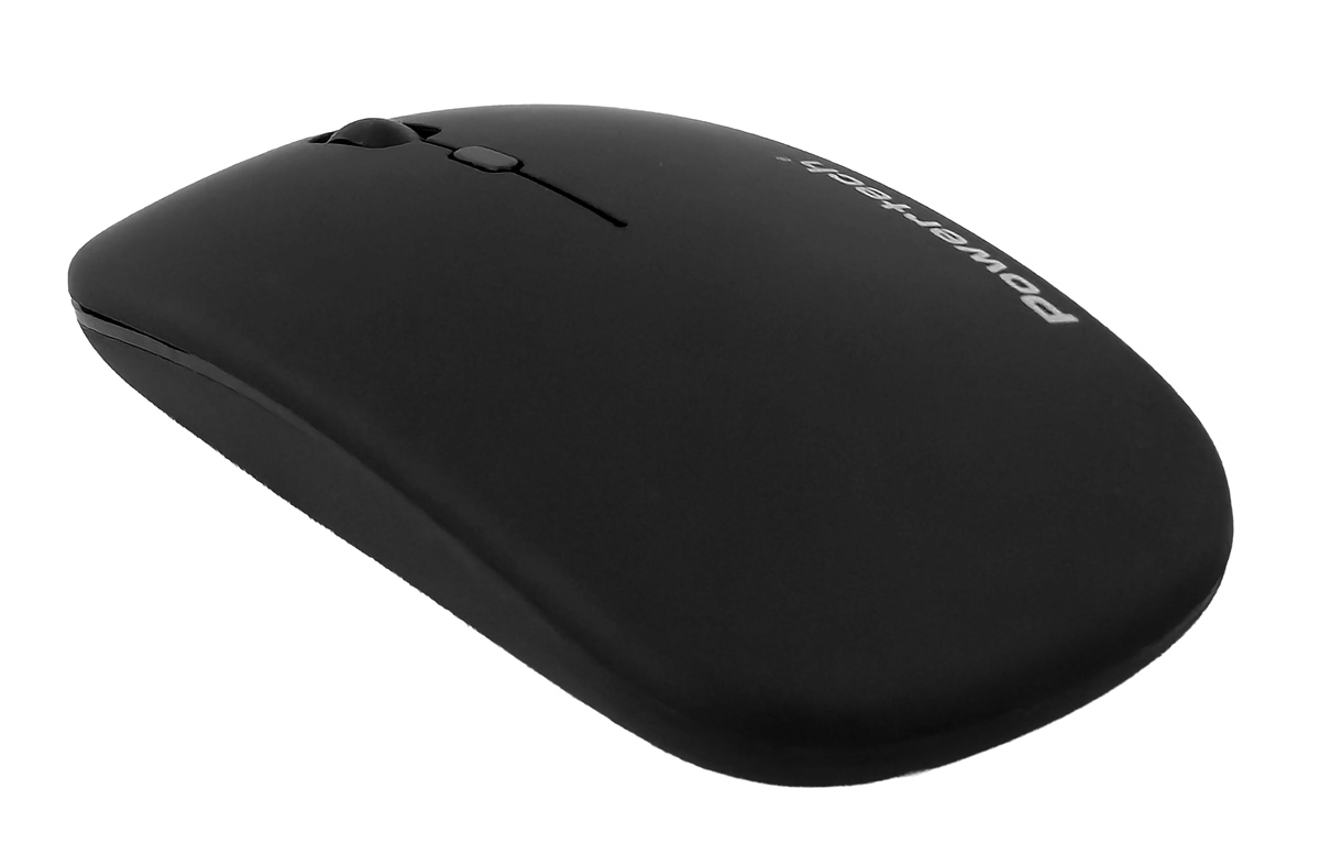 POWERTECH ασύρματο ποντίκι PT-1381, 2.4GHz & Bluetooth, έως 1600DPI, 500mAh, μαύρο - Image 3