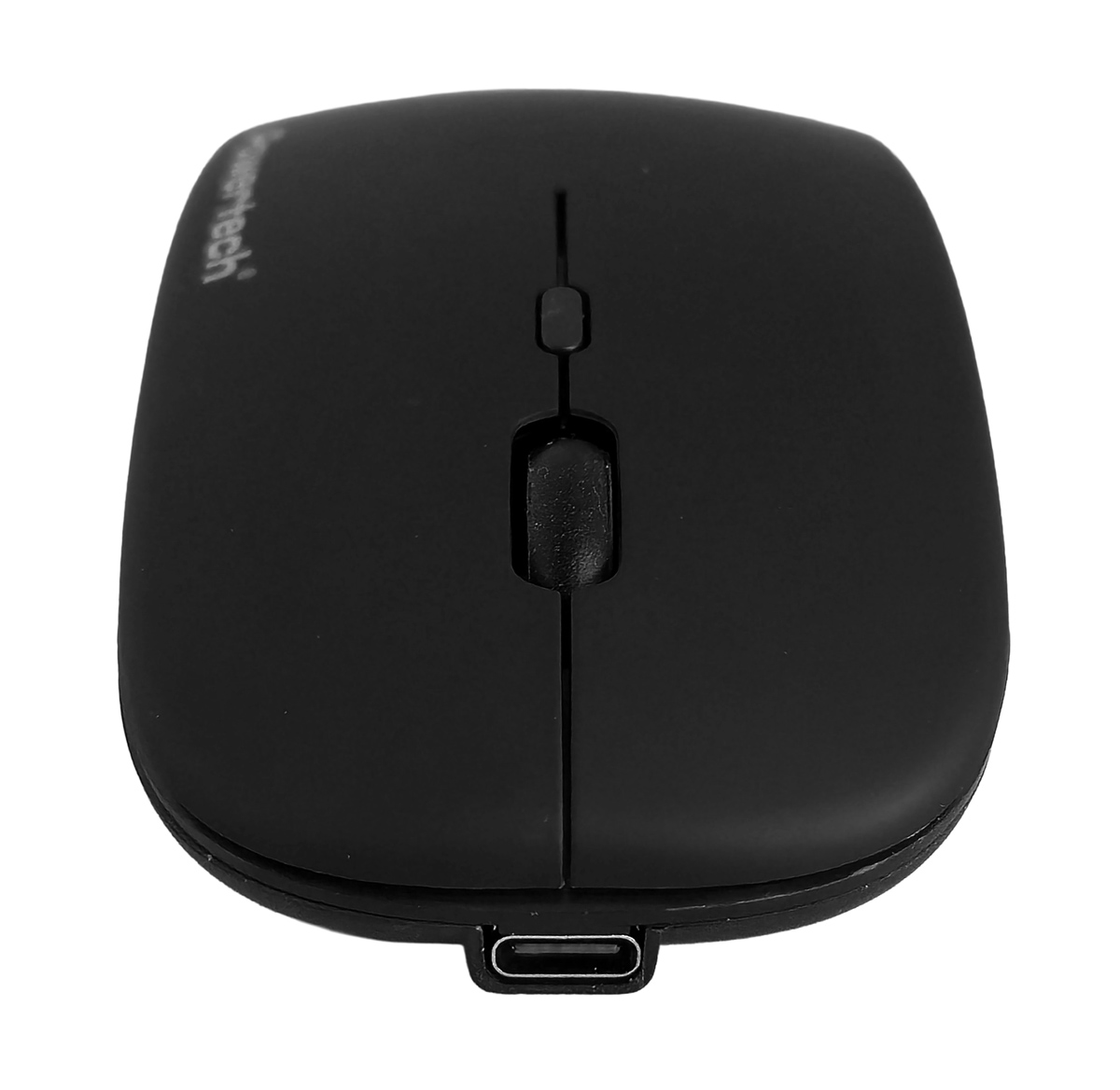 POWERTECH ασύρματο ποντίκι PT-1381, 2.4GHz & Bluetooth, έως 1600DPI, 500mAh, μαύρο - Image 4