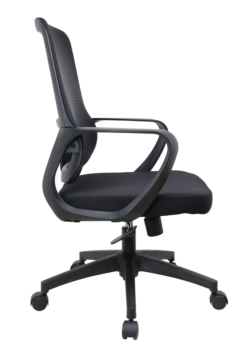 POWERTECH καρέκλα γραφείου PT-1391 με μπράτσα και ανάκλιση, ρυθμιζόμενο ύψος, μαύρη - Image 4