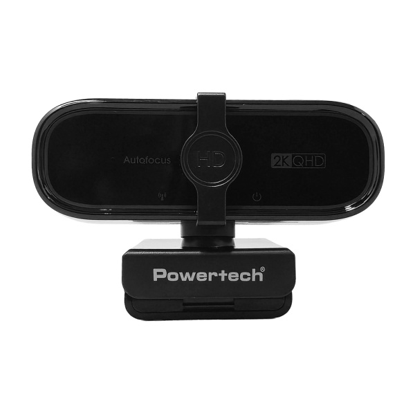 Alternative view of POWERTECH web camera PT-1427, 5MP, 2K QHD, αυτόματη εστίαση, 1.5m, μαύρη