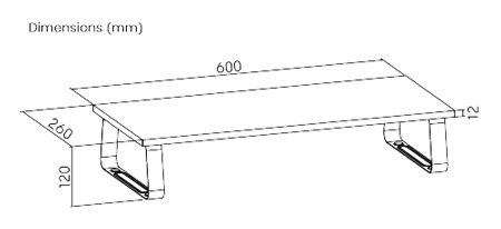 POWERTECH επιτραπέζια βάση οθόνης/laptop PT-1444, 13-32", έως 20kg, μαύρη - Image 4
