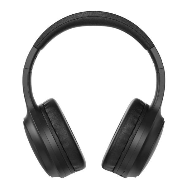 Alternative view of POWERTECH headphones PT-1463, ενσύρματα & ασύρματα, ANC, 40mm, 500mAh, μαύρα