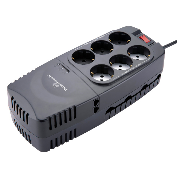 Alternative view of POWERTECH σταθεροποιητής ρεύματος PT-1496, 2000VA/1000W, 6x schuko