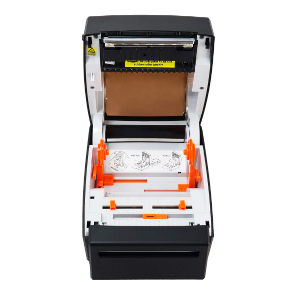 Alternative view of POWERTECH θερμικός εκτυπωτής ετικετών PT-1510, USB/Ethernet/Serial, auto cutter, μαύρος