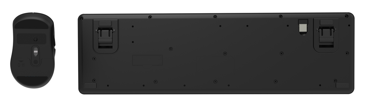 POWERTECH set ασύρματο ποντίκι & πληκτρολόγιο PT-1541, 2.4GHz, αθόρυβο, μαύρο - Image 2