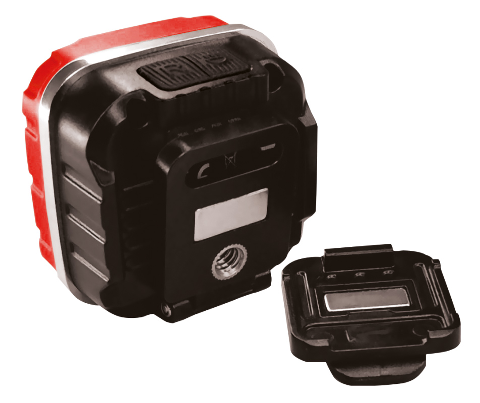POWERTECH LED φακός κεφαλής PT-1548, 4 σε 1, επαναφορτιζόμενος, 950lm, IP64, κόκκινος - Image 2