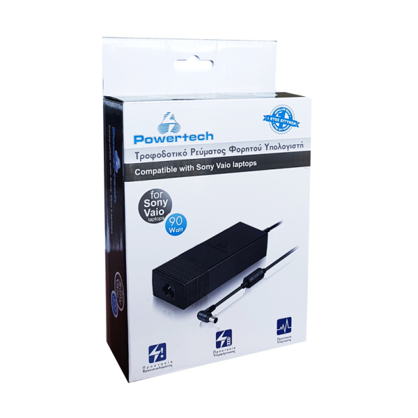 Alternative view of POWERTECH τροφοδοτικό laptop PT-53 για Sony Vaio, 19.5V, 90W
