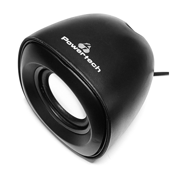 Alternative view of POWERTECH ηχεία Essential sound PT-844, 2x 3W, 3.5mm, μαύρα