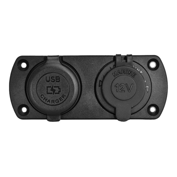Alternative view of POWERTECH πρίζα 12V για σκάφη & οχήματα PTL-002, USB/USB-C, οθόνη, IP65