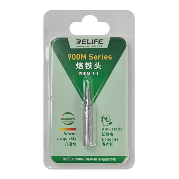 Alternative view of RELIFE soldering iron tip RL-900M-T τύπου I