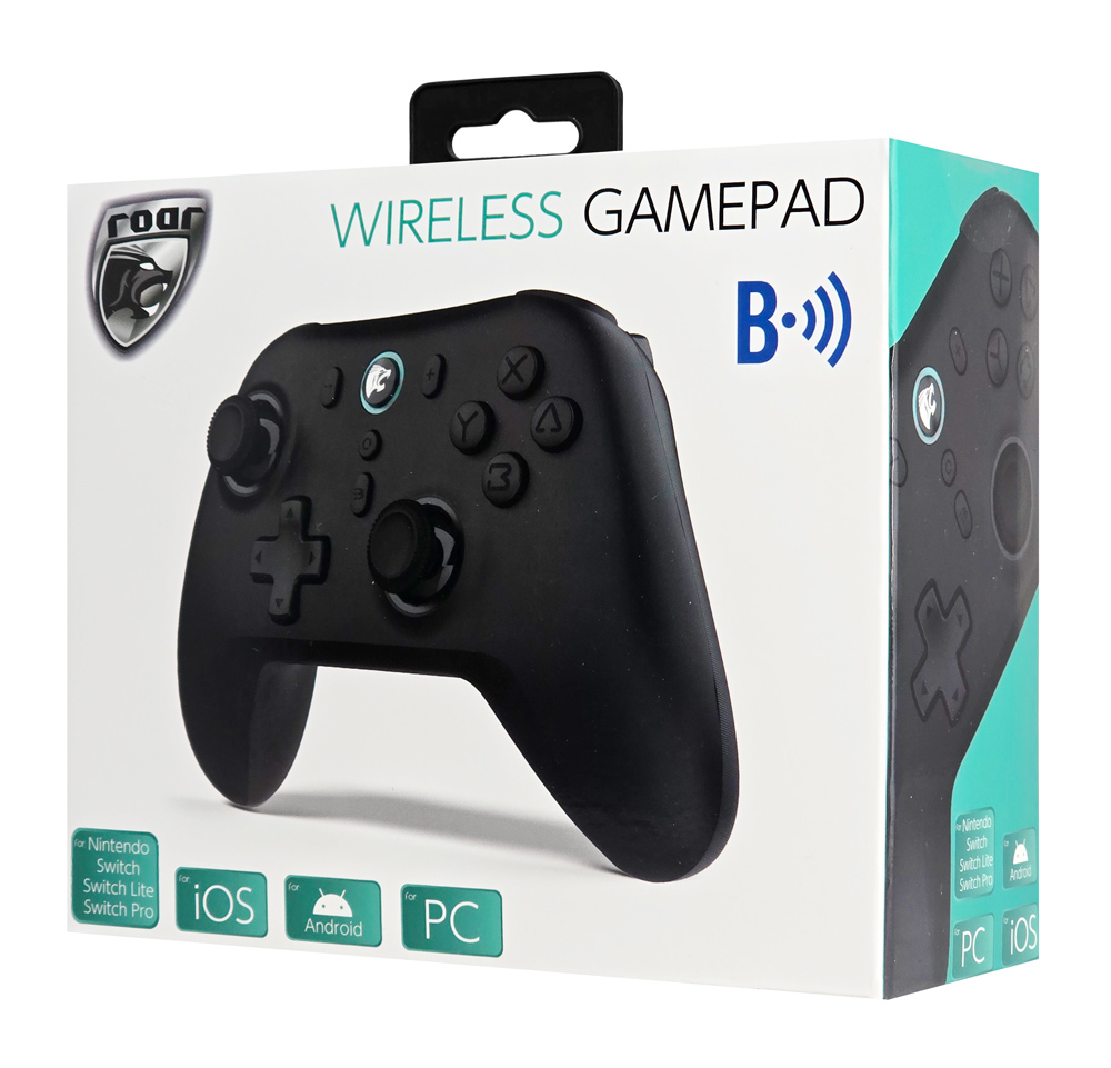 ROAR ασύρματο gamepad RR-0025 για Switch/PC/iOS/Android, Bluetooth, μαύρο - Image 6