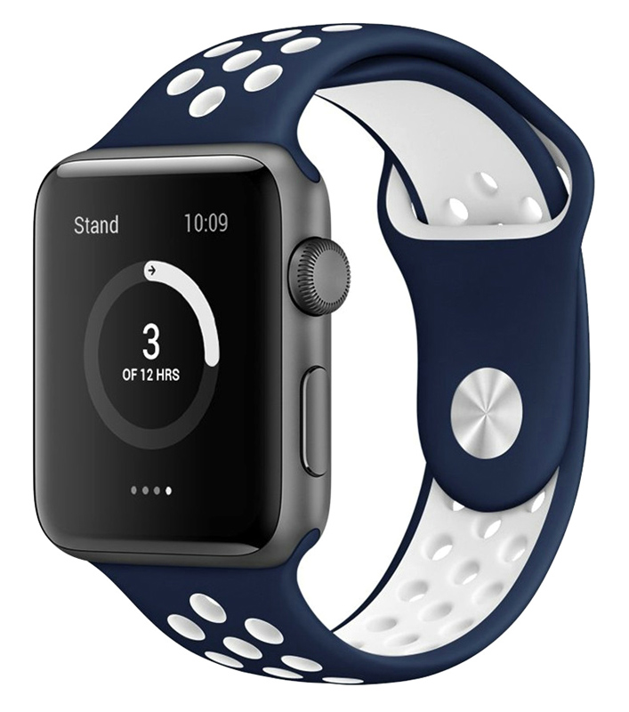 ROCKROSE band σιλικόνης Starry Night για Apple Watch 42/44mm, μπλε - Image 2