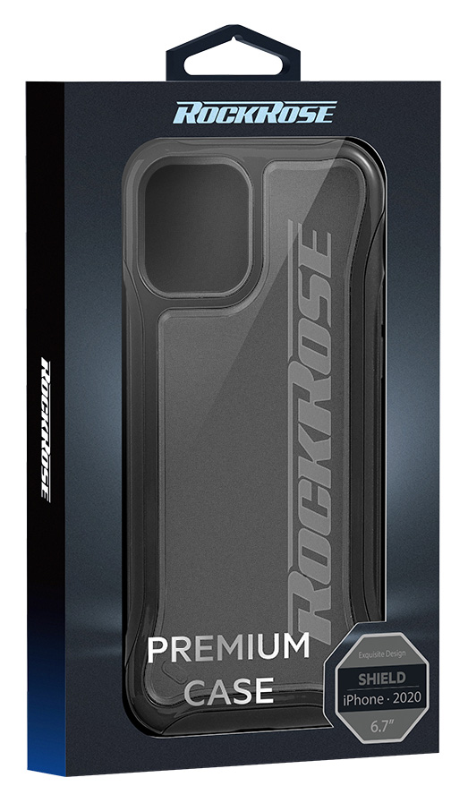 ROCKROSE θήκη Shield για iPhone 12 mini, μαύρη - Image 3
