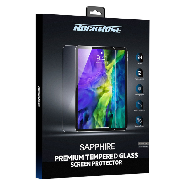 Alternative view of ROCKROSE Tempered Glass 2.5D Sapphire για iPad Pro 12.9" (2018-2020)