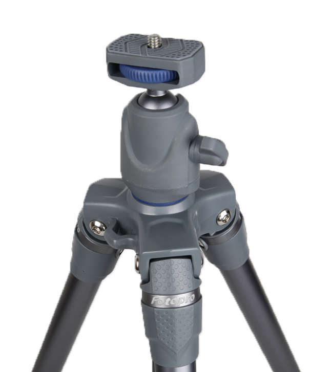 FOTOPRO τρίποδο φωτογράφισης S3 Lite, πτυσσόμενο έως 127cm, έως 2.5kg, γκρι - Image 4