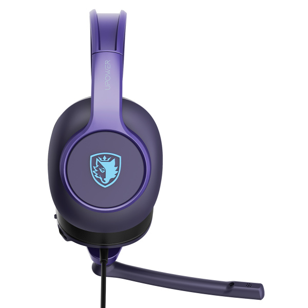 Alternative view of SADES gaming headset UPOWER, 3.5mm σύνδεση, 40mm, μωβ