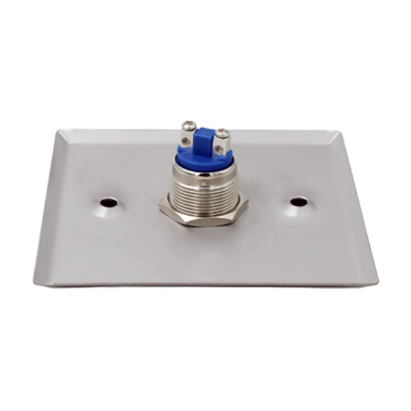 Alternative view of SECUKEY Χωνευτό μπουτόν SCK-CBUTTON2, 3Α, ασημί