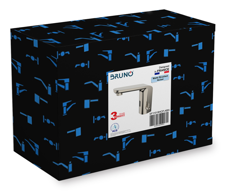 BRUNO μπαταρία νιπτήρα SF11019HCP-ABN με αισθητήρα, αναμεικτική, ασημί - Image 6