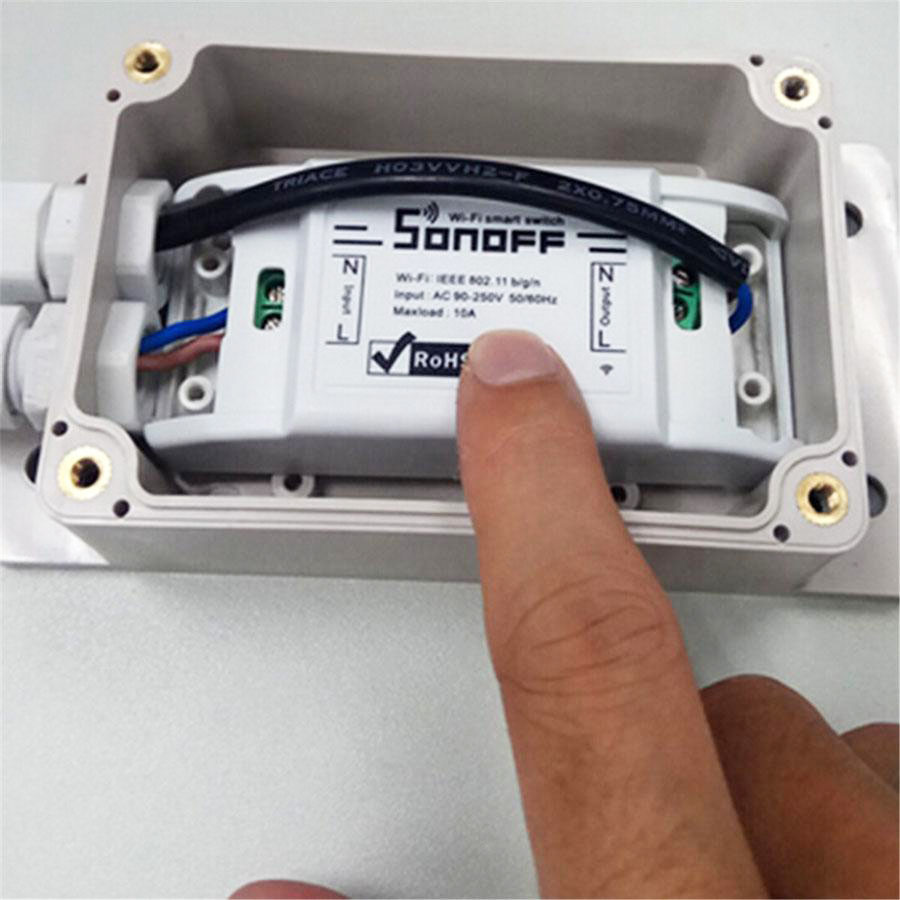 SONOFF Αδιάβροχη θήκη IP66 με σύνδεσμο, για διακόπτη SONOFF - Image 5