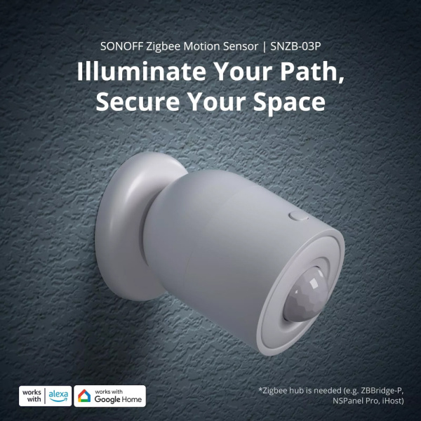 Alternative view of SONOFF smart ανιχνευτής κίνησης SNZB-03P, ZigBee, μπαταρίας, λευκός