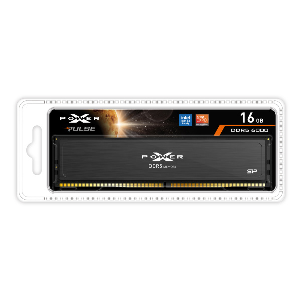 Alternative view of SILICON POWER μνήμη DDR5 UDIMM XPOWER Pulse, 16GB, 6000MHz, CL36