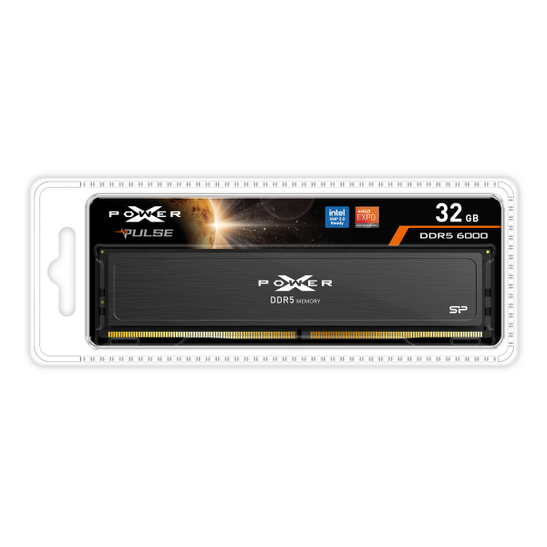 Alternative view of SILICON POWER μνήμη DDR5 UDIMM XPOWER Pulse, 32GB, 6000MHz, CL38