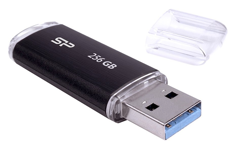 SILICON POWER USB Flash Drive Blaze B02, 256GB, USB 3.2, μαύρο - Image 3