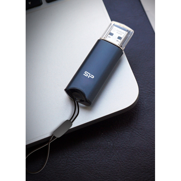 Alternative view of SILICON POWER USB Flash Drive Marvel M02, 256GB, USB 3.2, μπλε