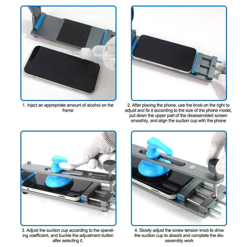 SUNSHINE διαχωριστής LCD οθόνης SS-601G για επισκευές κινητών, heat-free - Image 8