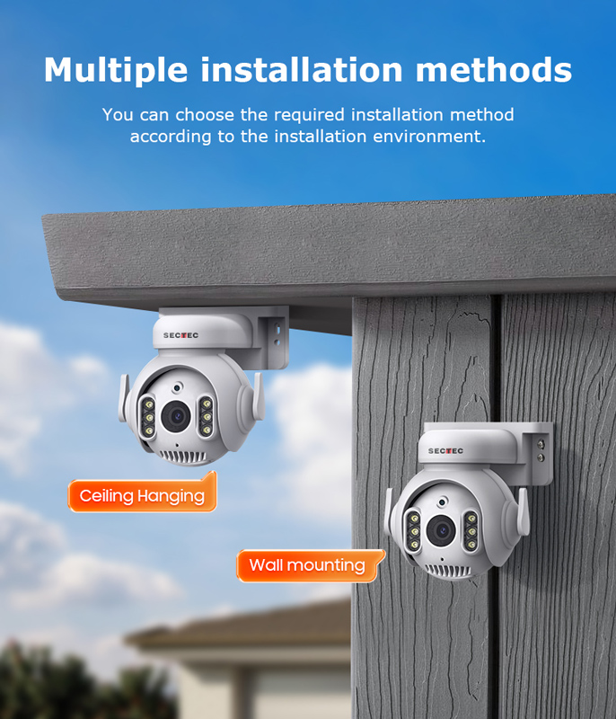 SECTEC smart κάμερα ST-515C-3MTY, 3MP, WiFi, SD, PTZ, IP65 - Image 8
