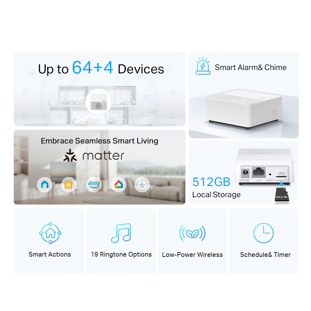TP-LINK smart hub Tapo H200, WiFi, 868MHz, V1.0 - Image 2