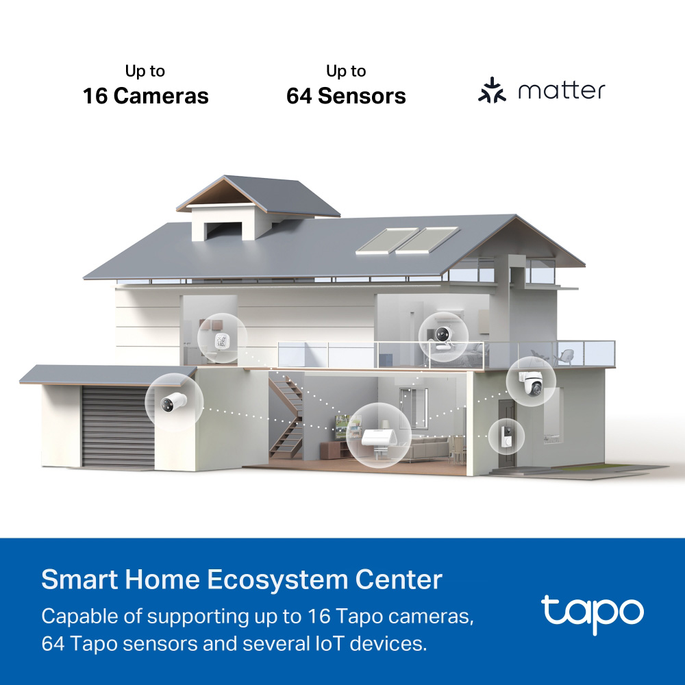 TP-LINK smart hub Tapo H500, HomeBase, WiFi, 868MHz, V1.0 - Image 4