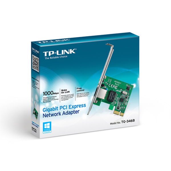 Alternative view of TP-LINK PCI Express Network Adapter TG-3468, low profile, Ver. 4.0